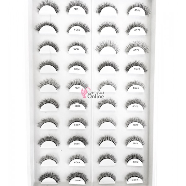 Gene false tip banda 3D Luxury, 20 perechi Mixt Cod 3DMix6180
